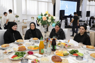 Neftçala rayonunda 8 Mart – Beynəlxalq Qadınlar Günü və müqəddəs Ramazan ayı münasibətilə bayram tədbiri və iftar süfrəsi təşkil olunub