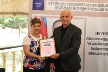 Su təsərrüfatı və meliorasiya işçilərinin  peşə bayramı qeyd olunub