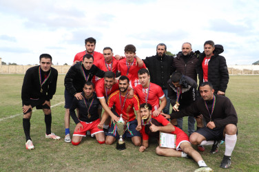 Neftçala rayonunda şəhər, qəsəbə və kəndlər arasında futbol birinciliyinin final görüşü keçirilib