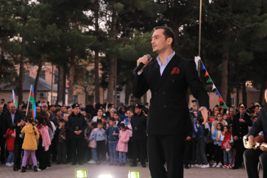 Neftçala rayonunda “Zəfər Günü”nə həsr olunan konsert proqramı və atəşfəşanlıq keçirilib