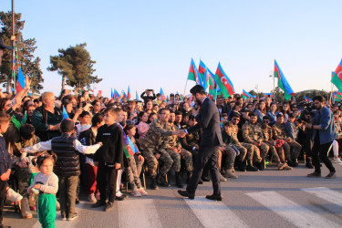 Neftçala rayonunda Ulu Öndər Heydər Əliyevin 100 illik yubileyi ilə əlaqədar möhtəşəm konsert proqramı təşkil olunub