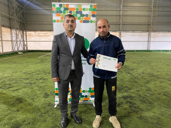 Ümumtəhsil məktəbləri arasında mini-futbol idman növü üzrə rayon turnirinin final mərhələsi və mükafatlandırma mərasimi olub