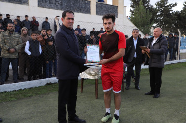 Neftçala rayonunda şəhər, qəsəbə və kəndlər arasında futbol birinciliyinin final görüşü keçirilib