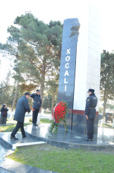 Neftçala rayonunda Xocalı soyqırımının 32-ci ildönümü qeyd olunub