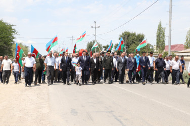 31 il sonra tapılan şəhid Kərimov Yaşar Ələkbər oğlu Neftçalada dəfn olunub