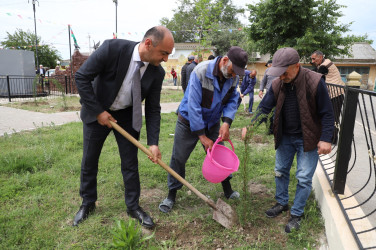 Azərbaycan Respublikasında 2024-cü ilin “Yaşıl dünya naminə həmrəylik ili” elan edilməsi ilə əlaqədar  Neftçala rayonunun Yuxarı Qaramanlı kəndində və Bankə qəsəbəsində növbəti maarifləndirmə tədbiri  keçirilib