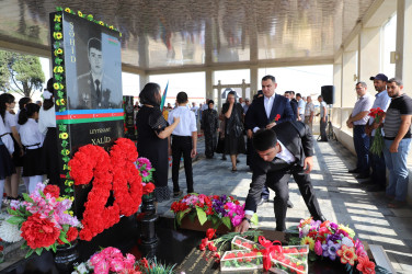 Vətən müharibəsi şəhidi leytenant Orucov Xalid Saleh oğlunun 26-cı doğum günü qeyd olunub