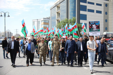 Birinci Qarabağ müharibəsi şəhidi Əliyar Ədalət oğlu Ələkbərov Keşlə Şəhidlər Xiyabanında dəfn olunub