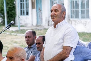 Neftçala Rayon İcra Hakimiyyətinin başçısı Mirzəqurbanlı kənd sakinləri ilə səyyar görüş keçirib