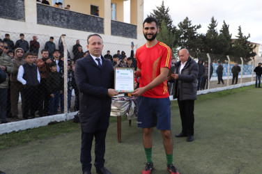 Neftçala rayonunda şəhər, qəsəbə və kəndlər arasında futbol birinciliyinin final görüşü keçirilib