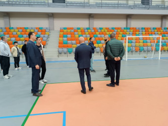 Neftçala rayonunda Azərbaycan Basketbol Federasiyasının gənclərlə görüşü keçirilib