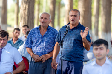 Neftçala Rayon İcra Hakimiyyətinin başçısı Beştalı kənd sakinləri ilə növbəti səyyar qəbulunu həyata keçirib