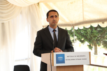 Su təsərrüfatı və meliorasiya işçilərinin  peşə bayramı qeyd olunub