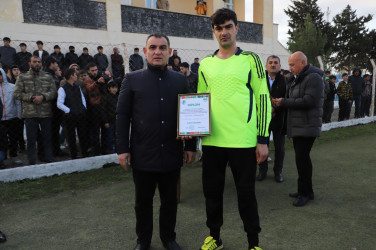 Neftçala rayonunda şəhər, qəsəbə və kəndlər arasında futbol birinciliyinin final görüşü keçirilib