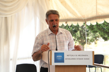 Su təsərrüfatı və meliorasiya işçilərinin  peşə bayramı qeyd olunub