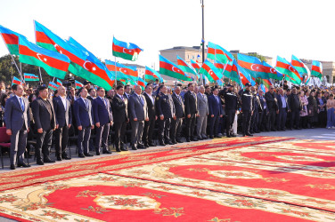 Neftçala rayonunda Ulu Öndər Heydər Əliyevin 100 illik yubileyi ilə əlaqədar möhtəşəm konsert proqramı təşkil olunub