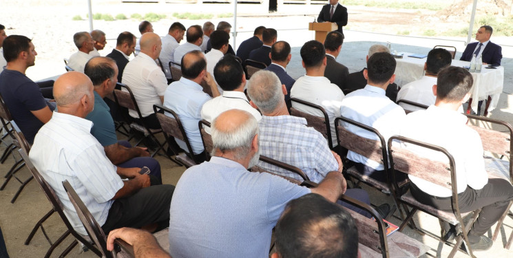 Neftçala Rayon İcra Hakimiyyəti başçısı növbəti səyyar görüşünü rayonun ucqar kəndi olan Sahiloba kəndinin sakinləri ilə keçirib