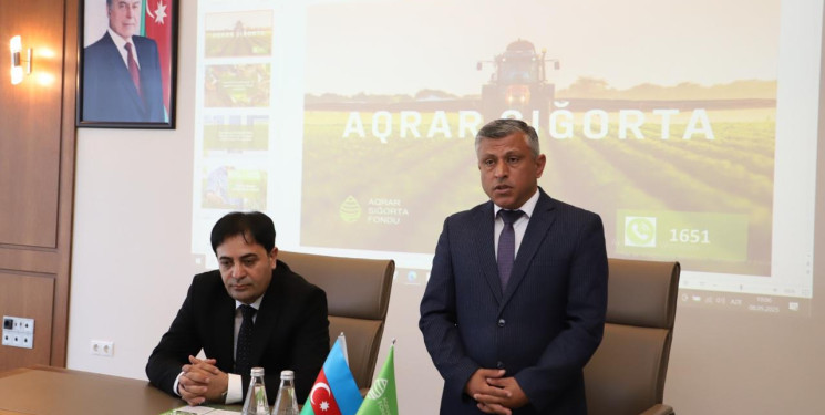 Fermerlərin aqrar sığorta barədə məlumatlandırılması istiqamətində maarifləndirmə tədbiri keçirilib
