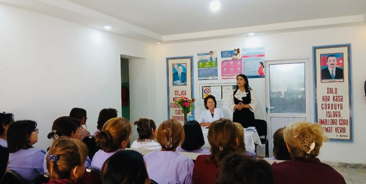 “Sağlam genofondun qorunmasında reproduktiv sağlamlığın rolu” mövzusunda maarifləndirici tədbir keçirilib