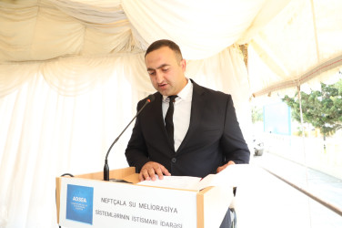 Su təsərrüfatı və meliorasiya işçilərinin  peşə bayramı qeyd olunub