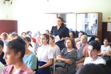 “Şagirdlərin təhsildən yayınma hallarının səbəbləri” adlı maarifləndirici görüş keçirilib