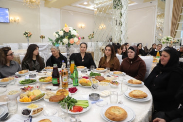 Neftçala rayonunda 8 Mart – Beynəlxalq Qadınlar Günü və müqəddəs Ramazan ayı münasibətilə bayram tədbiri və iftar süfrəsi təşkil olunub